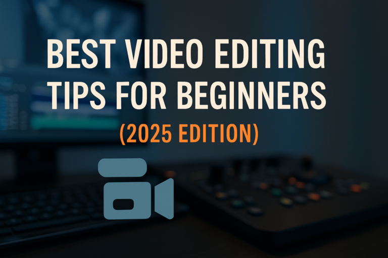 The Ultimate Guide to Video Editing for Beginners (2025)